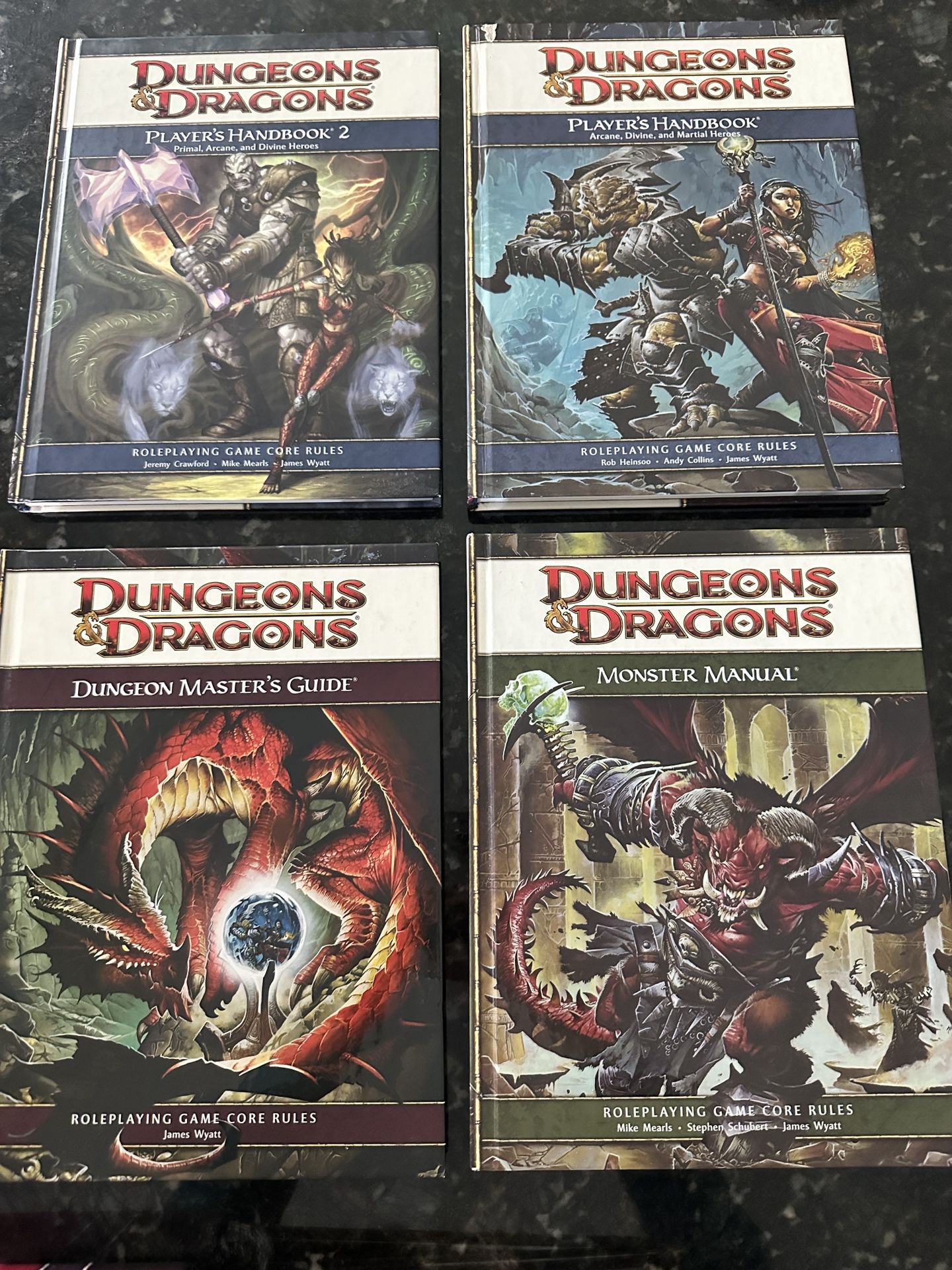 4th Edition Dungeons And Dragons Rule Book Collection