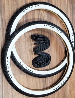 Two Lowrider Bike Tire & Two Tube.