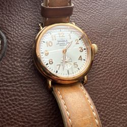 Made in USA 35mm Shinola Argonite-1069 Detroit Men’s Wristwatch Watch