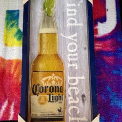 Corona  Find Your Beach Picture Framed Art For Bar Area 10.00 Each