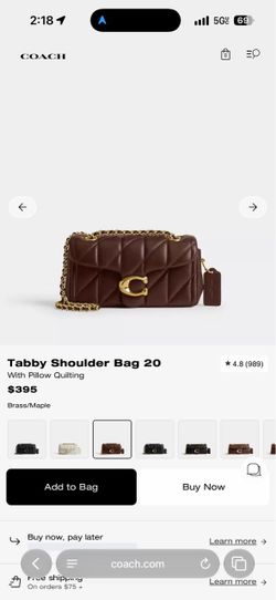 Coach tabby shoulder bag 20