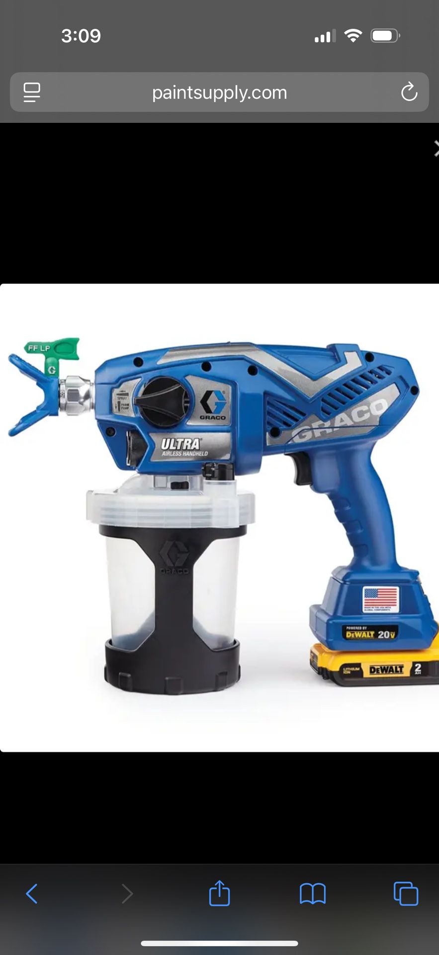 Graco PRO Paint Sprayer Cordless