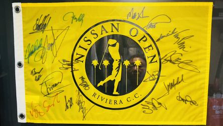 Nissan Open Singed Flag Riviera CC