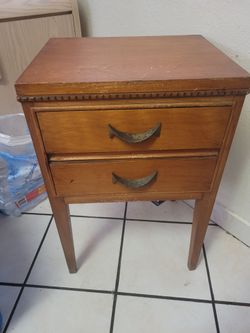 Small wood table