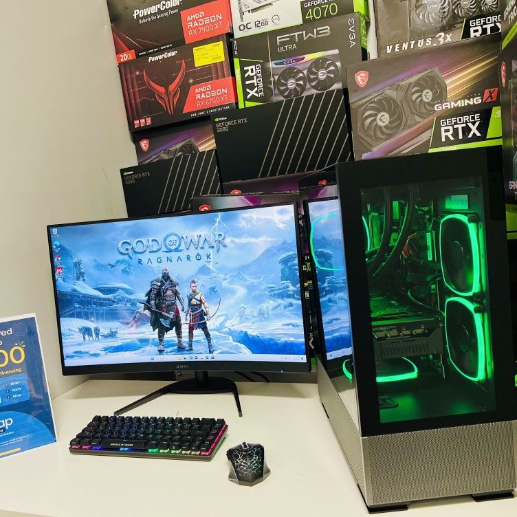 Brand new 🧬Gaming PC 🕹️ Core i5-12th Gen🔥16GB Ram🔹AMD Radeon RX 7800 XT 🕹️Graphics Warranty Included ✔️Finance available $0 down💰