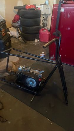 Mini bike frame joes frame with engine