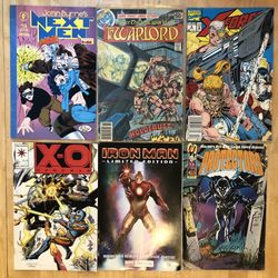 6 Comic Books-Marvel ++ Mixed Publishers & Years-1 Is Rare Advertisement Ltd Ed-All In GC