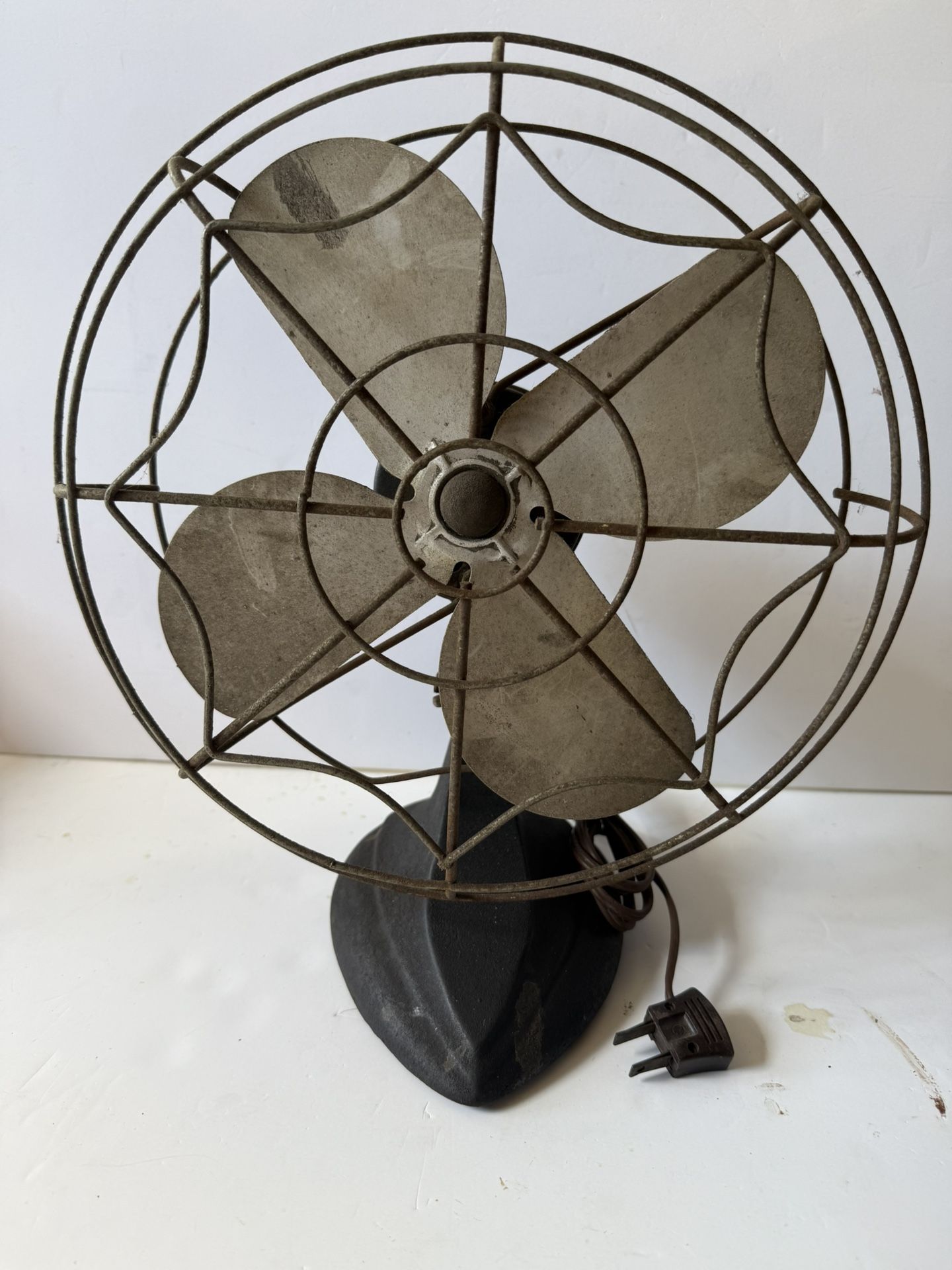 Vtg Mastercraft Fan Model 1005 W/Metal Blade Works