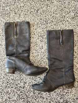 1930 vintage leather boots women unknown size