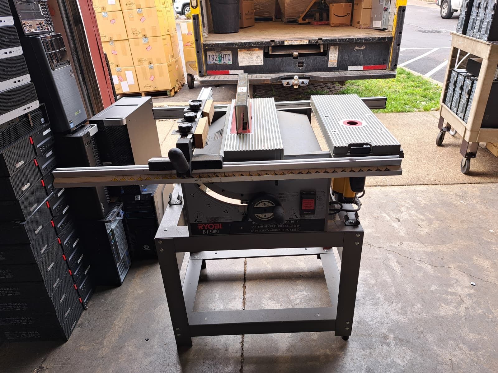 Ryobi BT3000 Table Saw + DeWalt DW625 Router - Heavy Duty Combo