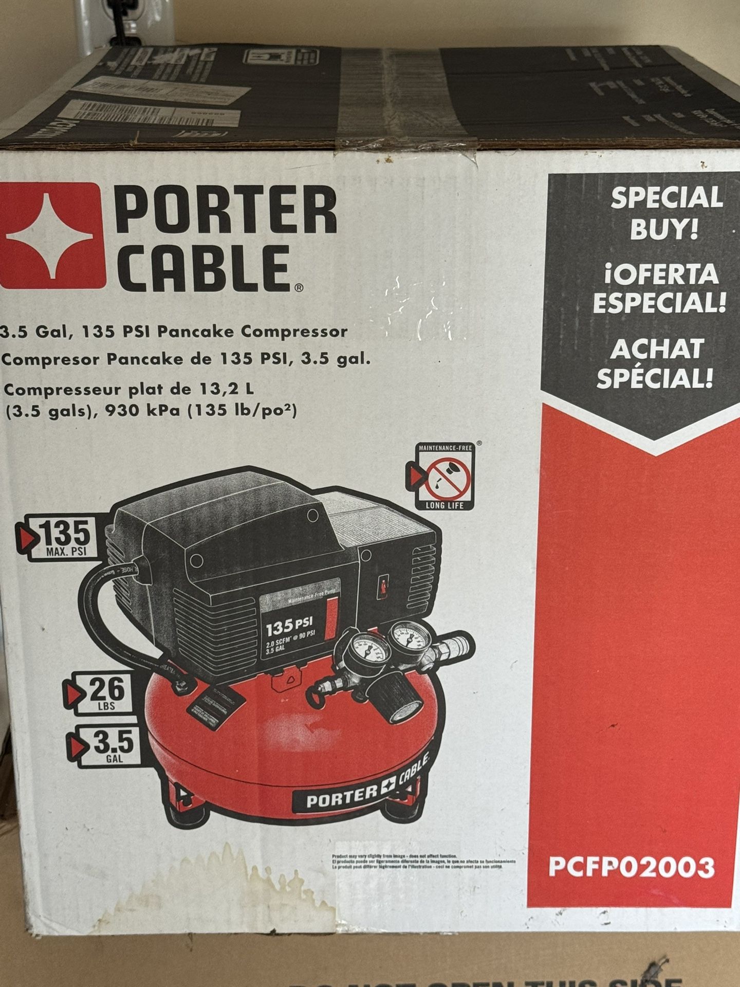 Porter cable Pancake Compressor 