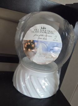 make your own snow globe