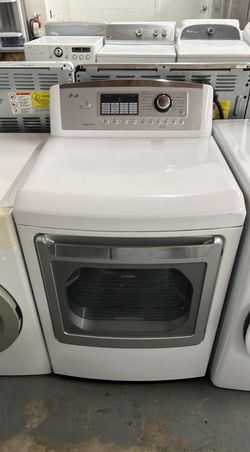 LG Front Load Dryer – Sensor Dry, Stainless Drum, White