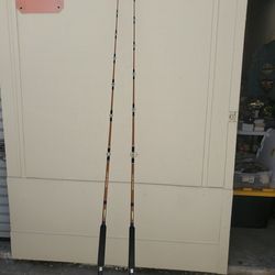 Seeker Fishing Rods Lot Of 2, (Made In USA).