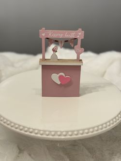 Hobby Lobby pink mini tier tray photobooth