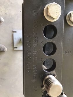 JD2 squared model 32 bender with 3 dies and pedestal for Sale in El Monte CA OfferUp