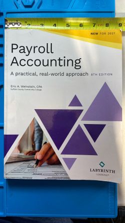 Payroll accounting Eric A. Weinstein