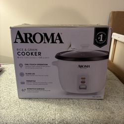 Aroma 6-cup 1.5 Qt. One Touch Rice Cooker