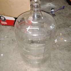 VINTAGE GLASS 5 Gallon Water Jug