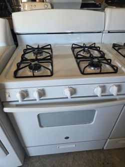 Ge gas range white like new Warranty Financing With Snap If You Qualify