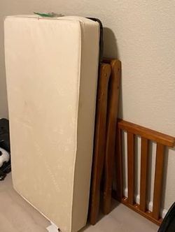 Toddler Crib and Mattress