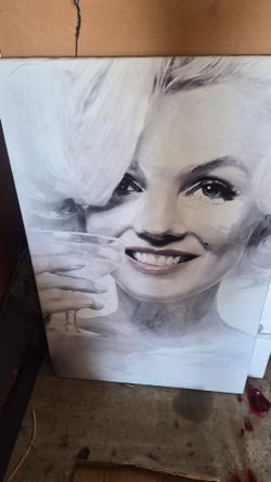 Marilyn Monroe Large Canvas Wall Art
