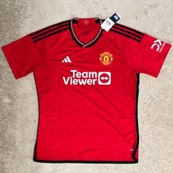 Manchester United adidas 2023/24 Home Jersey - Red 