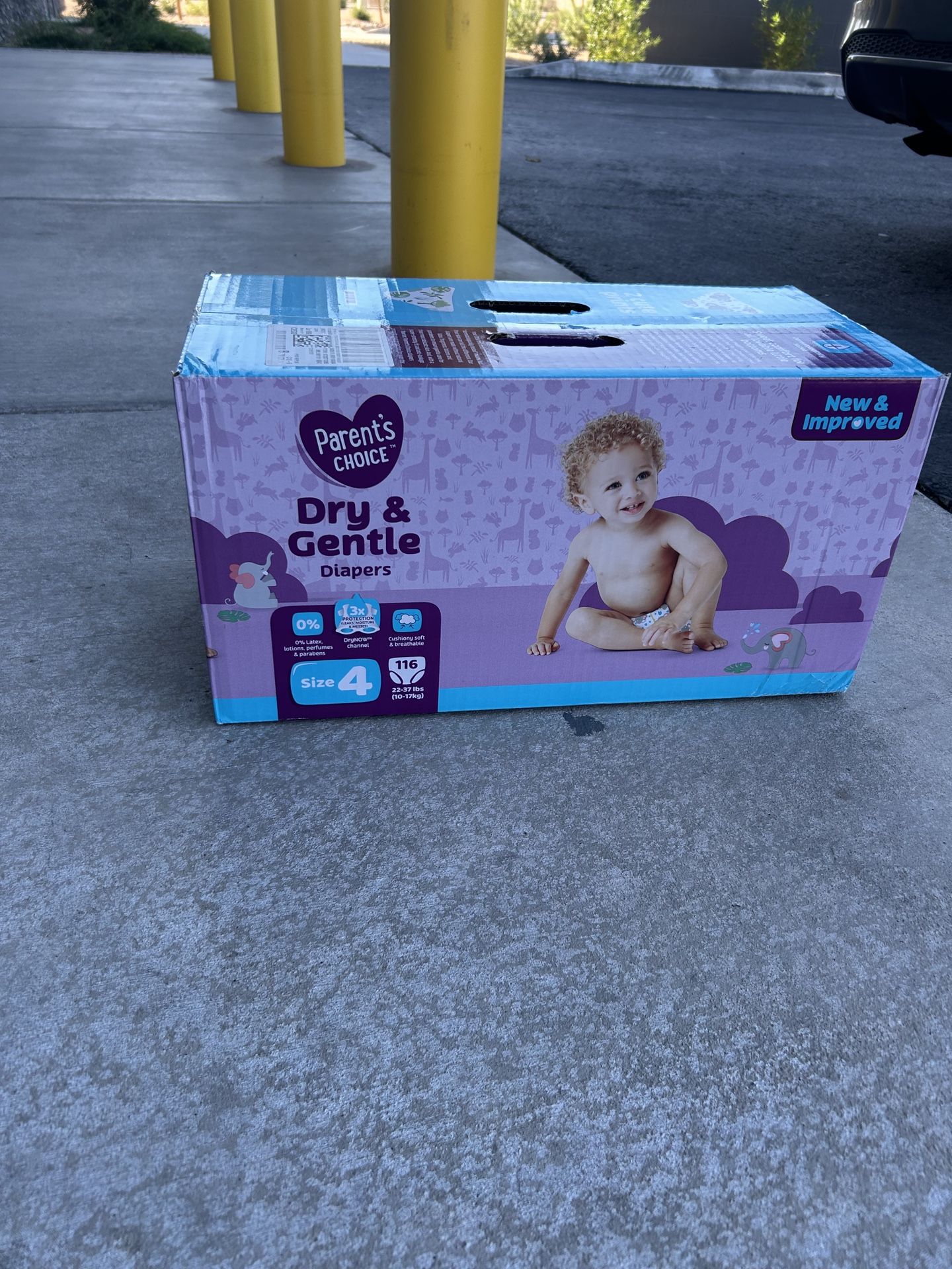 Parents Choice Size 4 Diapers Unopened