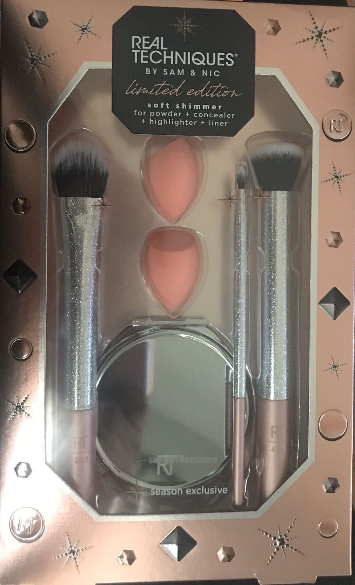 Real techniques makeup brush set