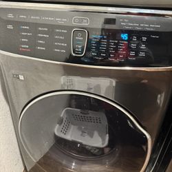 Samsung 6.0cuFt Flex wash Washer And 7.5CuFt Electric Flexdry Dryer