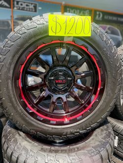 WHEELS WELD 20x10 CHEVY /FORD/TOYOTA TACOMA 6x5.5 6x135