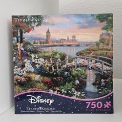 Thomas Kinkade Disney 101 Dalmations Puzzle