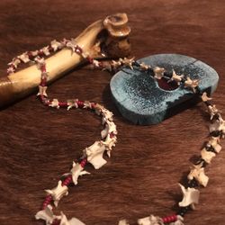 Navajo Jewelry- Rare Beaded Snake Necklace 