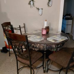 Rustic Metal Table 