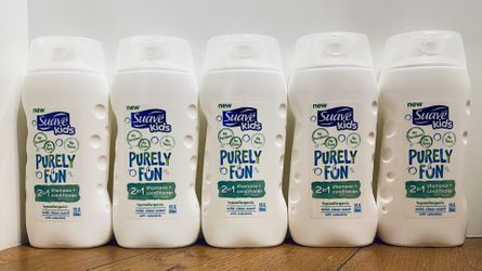 Suave Kids Purely Fun 2-in-1 Shampoo + Conditioner (Set of 5)