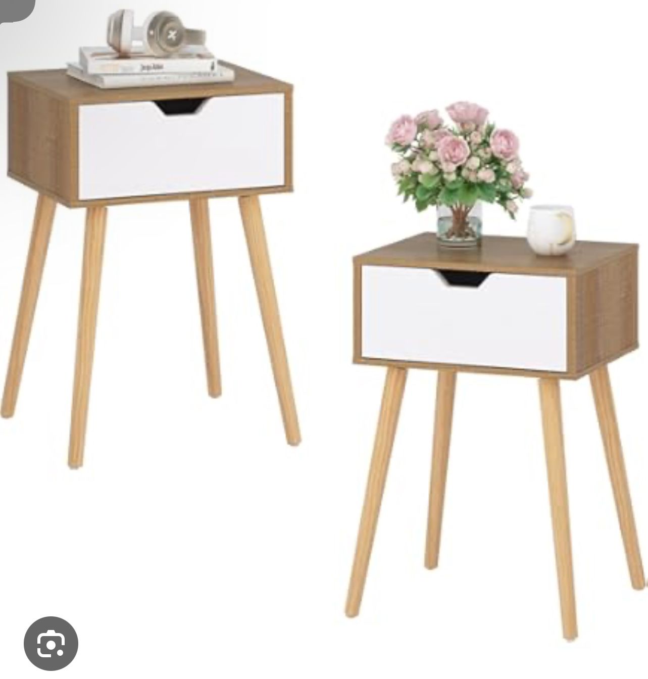 Adorable Two Toned Drawer Mid Century Style