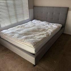 Queen Size Bed  With Mattress