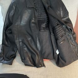 Leather Jacket by Calvin Klein 