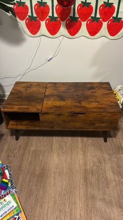 Coffee table with storage