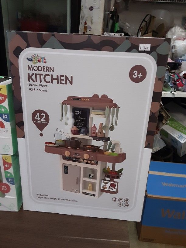 Kids Modern Play Kitchen