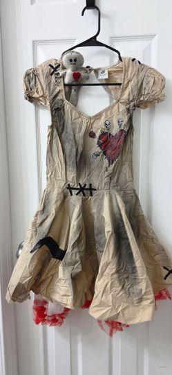 Voodoo doll girl costume