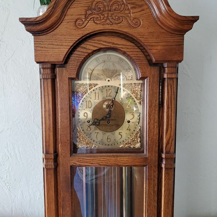 Howard Miller Grandfather Floor Clock 56th Anniversary for Sale in La