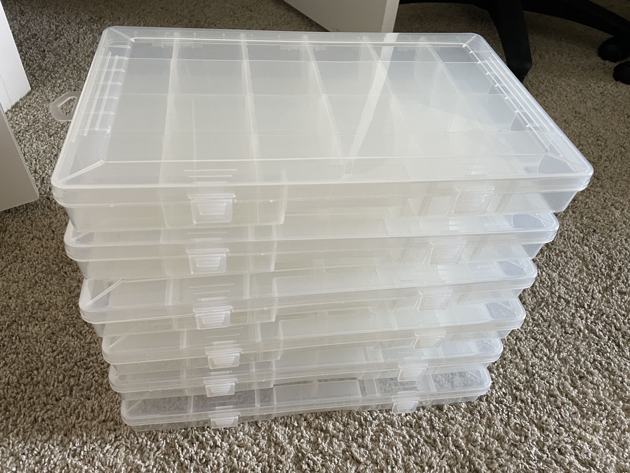 6-Pack Storehouse 24 Compartment Large Storage Container for Sale in ...