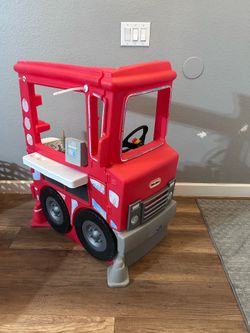 Little Tikes Fire Truck Pretend Play Ride-On