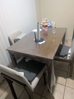 Small table and 4 chairs