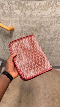 Goyard Zip Wallet / Clutch in Red