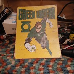 GREEN LANTERN METAL SIGN 