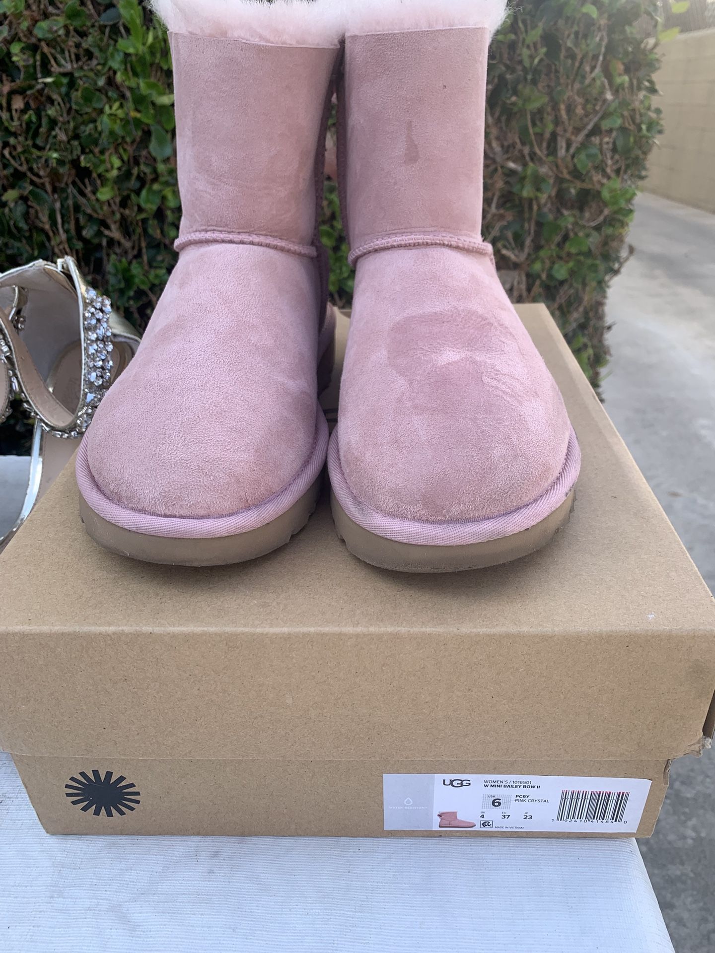UGG Boots Pink Bailey Bow ll