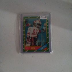 Jerry Rice 49ers Topps 