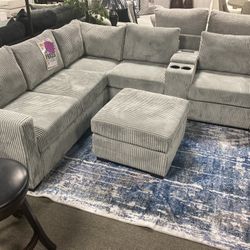 Wonderful Sectional! $849! Easy Financing! 🩶✨🚨 